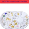 NAR002 1 box 26 styles Nail Art Decorations Colorful AB Crystal Nail Rhinestones DIY Diamond Strass Nail Accessories