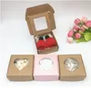 Novas caixas de embalagem de chegada 1pcs por lote artesanato de papel de amor com o cora￧￣o de janela de pvc favores de casamento 6.5 jllutw