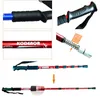 Trekking Poles Walking Stick 6061 Aluminium Alloy 4 Sektioner Mountain-Climbing Crutch Utomhusvandring