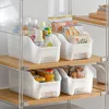 Fruit and Vegetable Refrigerator Storage Box Wholesale Plastic Pp Transparent Rectangular Drawer Frozen Food Crisper