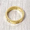 Pierścień stalowa miłosna złota sier róża Rose Wedding Pierścienie dla kobiet zaręczyny Mężczyźni Cała biżuteria Ship3974621