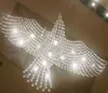 Neue Eagles Design Luxus Modern Kristall Kronleuchter Beleuchtung Glanz Hall LED Beleuchtung Cristal Lampe L100 * W50 * H80 cm 110V-220V