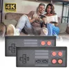 Console de jeu vidéo 4K L'hôte nostalgique peut stocker 821 jeux classiques Mini console rétro 8 bits Contrôleur sans fil Sortie TV Double joueurs DHL gratuit