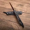 Маленький складной нож VG10 Damascus Steel Blade Blade TC4 Titanium Alloy EDC карманные ножи с розничной коробкой