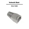 100個ネットワーキングケーブルコネクタブートCAT 5ECAT 6 BlackGrey Ethernet RJ45 LAN1226766