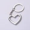 Hj￤rtformade nyckelringar Metal Keychain Pendant Romantisk par Key Ring Key Chain Fashion Accessories