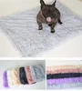 豪華な長い豪華なペット犬のベッド毛布猫の眠っているマット子犬の冬の暖かい薄いベッドクッションの柔らかいカバーのための大きい犬のマットレス201223