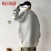 RUIHUO imprimer pull hommes vêtements 2020 mode Harajuku pulls pull hommes pull pour hommes vêtements coréens M-5XL