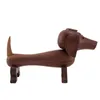 Wholesale Teckel sausage dogs wooden puppies Dackel home car accessories birthday gifts can be issued German Dachshund 201210