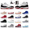 Scarpe da pallacanestro 25th Anniversary 11 11s low Concord Bred HIGH Space Jam Cappello e abito da donna da uomo Gamma Blue Jumpman 23 Sneakers Scarpe da ginnastica