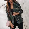 tailored collar Women's printed Blazer Durable Trendy Classic Elegant Women Jacket