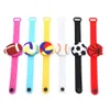 Sanitizer Armband Baseball med Dispenser Wrist Hand Portable Silicone Wristband Multi Colorsa532166062