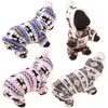 Fleece Warm Dog Apparel Teacup Hundar Små mjölk Hundar Katter Teddy Kläder Fyrbenade Pet Produkter