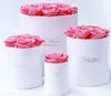 Flores eternas segurando balde caixa de presente do dia dos namorados rosa flor decorativa namorada esposa festival romântico presente