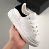 Barnskor för pojke flickor mode läder sneakers 3m reflekterande svart vit sammet tjocksolad platt höjd ökar barnen avslappnad