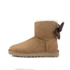 Diseñadores de alta calidad Botas para la nieve Mujer Clásico con zapatos de piel para mujer Chica Dama Invierno Arco Rodilla Zapatillas planas Tobillo Plataforma Trai N8pw #