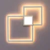 Kvadratisk vägglampa LED Nordisk Design Sovrum Vardagsrum Väggdekoration Ljus bakgrund DIY Simple Lighting Fixtures