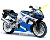 GSXR1000 Fairing Set For Suzuki K1 K2 GSXR 1000 GSXR-1000 GSX-R1000 2000 2001 2002 Motorbike Bodywork Parts Blue White (Injection molding)