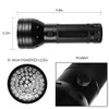 51 LED UV Latarka 395 Nm Ultra Violet Torch Light Lampa Blacklight Detektor dla psów moczu PET i plugę