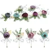 Wedding Prom Corsage Ceremony Flower Brooch Boutonnieres And Artificial Flowers Wrist Accessories Supplies4028830