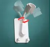 Duschständer Nano Traceless Nagelfreie Duschständer Universal einstellbar Duschhalter Saugnapf mit zwei Haken Badezimmer Zugang 88 J2