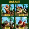 4pcllot q Dinosaur Transformation Toys Cartoon Tyrannosaurus Action Figures Realistyczne odrodzone lalki dla chłopców Birth Birthday Christ8753964