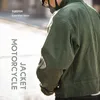 Maden 육군 녹색 레트로 재킷이 잘못된 경사 버클 스웨덴어 오토바이 남자 아메 카지 면화 씻어 물 자켓 대형 220121