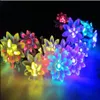 10m 100 LED Fiori di Lotus Fiori String Fairy Lights Christmas Garland Decorazione Ghirlanda Led Party Wedding Party Holiday Lighting Home Decor Y200603