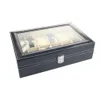 High Quality Share to be partner Compare with similar Items Faux Leather Watch Box Display Case Organizer 12 Slots Jewelry Storage1641191