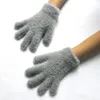 bébé doux polaire vison gants chauds 2-6 ans enfants hiver plus chaud gant stretch tricot couleur bonbon gants de noël cadeau enfants épais gants