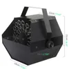 25W AC110V Mini Bubble Machine facile da trasportare Stage Lighting per Wedding Bar Stage Black all'ingrosso