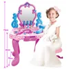 Infantil clássico fingir jogar brinquedos garota menina simulação molhar mesa pequena princesa maquiagem brinquedos presente de feriado para meninas lj201009