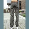 Плюс размер Pantalon Femme 2020 женщин тренировки хлопка военные боевые грузовые брюки комбинезон дам прямые многокаркарты брюки LJ201029