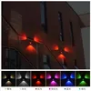 Led utomhus hotell vägglampor 3 * 3W Star Porch Inomhusljus 3 Sidobelysning Vattentät IP65 för vardagsrum Garden Decoration