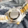 40mm Yüksek Kaliteli Erkekler Otomatik Mekanik İzleme Erkekler Paslanmaz Çelik Katlama Düğmesi Spor Su geçirmez Moda İş Saatleri Seramik Yüzük Erkekler Bilgi saati