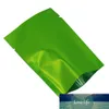 100 pcs 8x12cm folha de alumínio aberta saco de pacote de pacote liso mylar foco de calor alimento pacote de embalagem de alimentos saco de embalagem de chá de doces