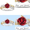 anello fiore ruby