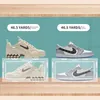 Thicken Duidelijke Plastic Sneaker Schoen Box Stofdicht Schoen Opbergdoos Flip Transparante Schoenendozen Drie Kleur Stapelbare Schoenen Organizer Doos