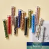 Contenitori per perline di plastica per bottiglie trasparenti da 100 pezzi per perline Custodia per imballaggio Contenitore per gioielli Dimensioni vano: 78x13mm