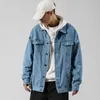 Primavera autunno giacche di jeans da uomo nuova giacca hip-hop retrò giacca da pilota casual da strada moda giacca stampata di grandi dimensioni 5XL 201028