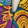 女性の夏のプリントスカートビンテージフローラルアフリカのファッションハイウエストタッセルの上品な控えめなエレガントなレトロなジュペファラードドロップショップ201102