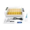Novo automático 24 pintinho digital Incubadora de ovos de ovo Hatcher Controle de temperatura334U