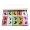 Mink Eyelashes Wholesale 3D Mink Lashes Natural Pack False Eyelashes Makeup Eyelashes Set In Bulk 10 styles 1pcs=2pairs=1box