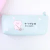 1 Sztuk Cartoon Pig Pencil Case Dla Dziewczyn Cute Pu Ołówek Torba Pioletni Pióro Etui School Supplies