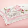 4/7pcs Egyptian Cotton Embroidery Duvet Cover King Size Bedding Sets Pillowcases Jogo De Cama 201128