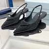 Sandalias de marca para mujer, sandalias de gladiador de cuero para mujer, zapatos de tacón fino con tacón alto, zapato de mujer sexy a la moda, talla grande 34-41