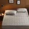 100% coton tissu matelassé protecteur épaissir king pad pour anti-acariens lit double matelas couverture 201218