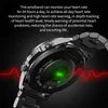 Lige Bluetooth Call Watch Men Smart Men Full Touch Rastreador de fitness Press￣o arterial Rel￳gio inteligente