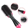 HotSale New Hair Styling Tools Blower Hot Comb 2 i 1 Ett steg hårtork Volumizer Styler Hair Curlers Uppvärmning Curling Iron