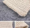 Badborstels, Sponsen Scrubbers Natuurlijke Exfoliating Mesh Soap Saver Sisal Bag Pouch Houder voor douche Badschuimen en drogen Gratis DHL